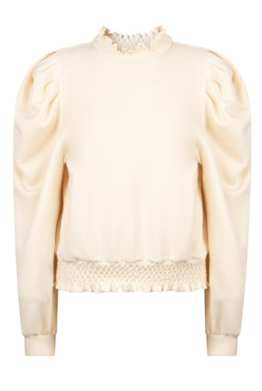 Aaiko Dames Ecru blouse Viscose Elastaan