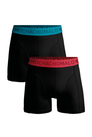 Jongens 2-Pack Boxershorts Effen Black