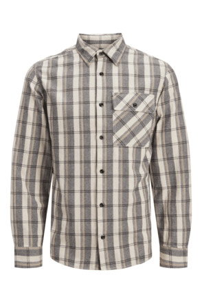 JCODESERT HERRINGBONE CHECK SHIRT L