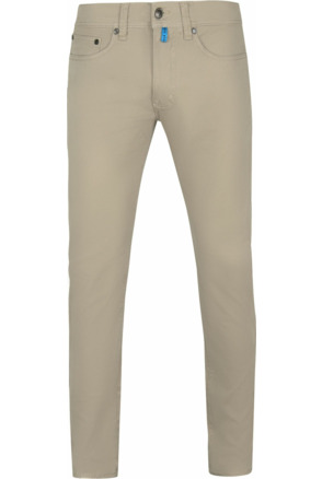 Pierre Cardin 5 Pocket Broek Antibes Kaki