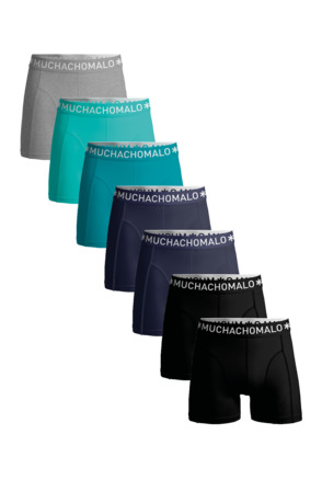 Heren 7-Pack Boxershorts Effen