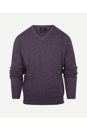 Lambswool V- neck Sweater