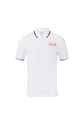Full colour Logo Polo - Wit - Red Bull Racing