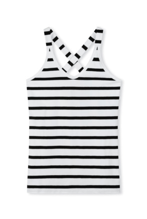 10DAYS Dames gestreepte wikkels katoen elastaan