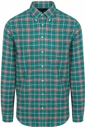 Steppin' Out Flanel Overhemd Ruit Groen