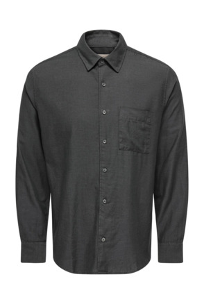 Regular Fit Button Down Kraag Lange Mouwen (L/M) Heren