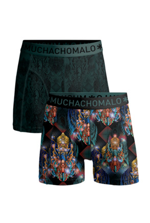 Heren 2-Pack Shorts Myth Indo Print/Print