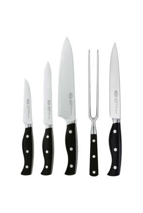 Knife set PURA incl. carving fork 5 pcs.