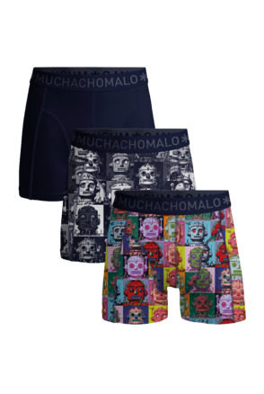 Jongens 3-Pack Boxershorts Print/Print/Effen