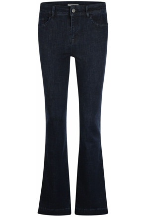 Steppin' Out Flared Jeans Dames Dark Blue Denim