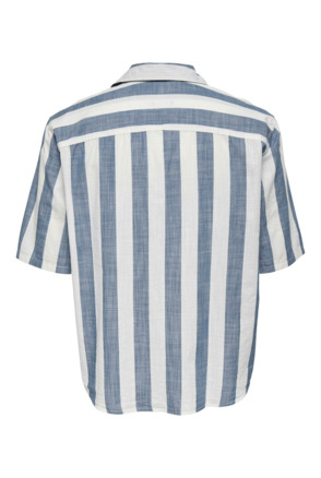 Relaxed Fit Shirt Kraag Korte Mouwen (K/M) Heren