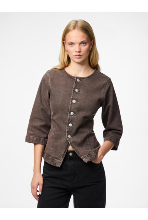 Slim Fit Cut Away Collar 3/4 Sleeves (3/4)