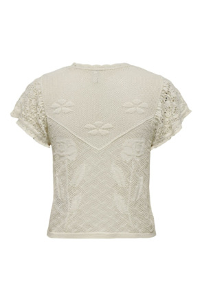 Standard Fit O-Neck Short Sleeves (S/S) Trendy jeugd O-hals mouwloze gebreide top