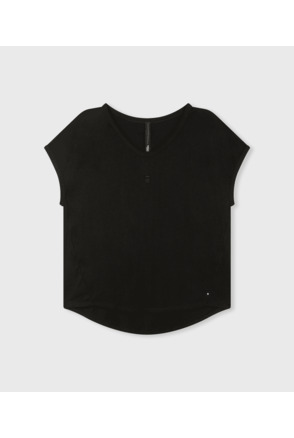 10DAYS Dames korte mouw t-shirt V-hals 100% biologisch katoen