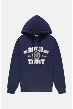 De Tennis Hoodie Blauw Unisex