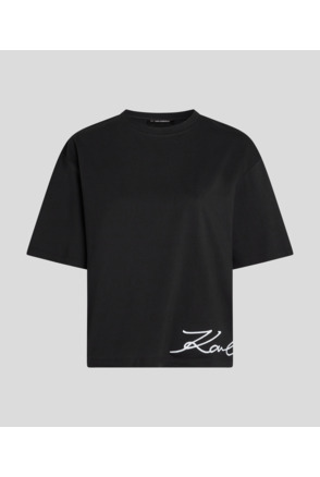 SIGNATURE EMB EDGE T-SHIRT
