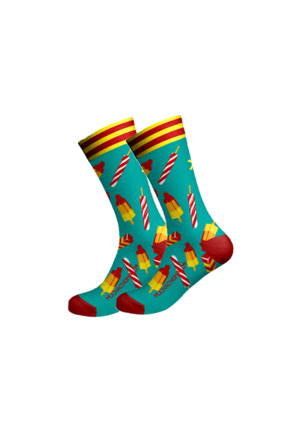 Heren 1-pack sokken Patroon Pattern