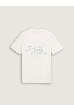 T-shirt met logo-opdruk