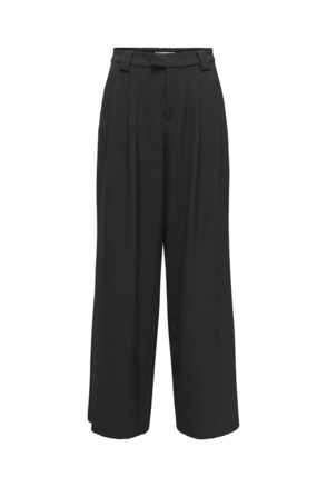Wide Leg Fit Lange broek met wijde pijpen en riemlussen