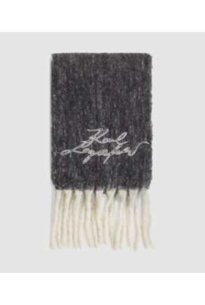 K/KONTRAST KNIT SCARF