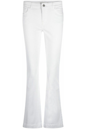 Steppin' Out Dames Flared Jeans Wit