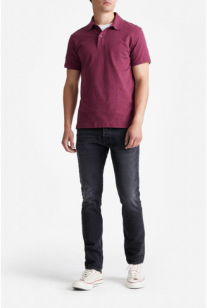 King Essentials The James Poloshirt Burgundy