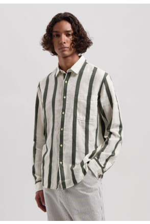Miller Shirt Linen Stripe