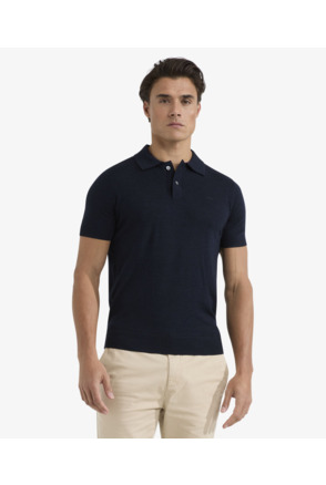 Fine Merino Polo 100% Merino Wool Heren
