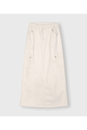 maxi skirt twill