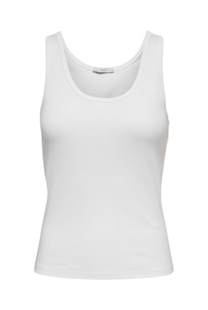 Regular Fit O-Neck Sleeveless (S/L) Comfortabele regular fit basic tanktop met o-hals
