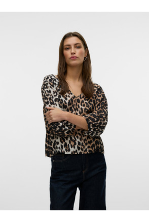 VMJOSIE 3/4 V-NECK TOP WVN GA