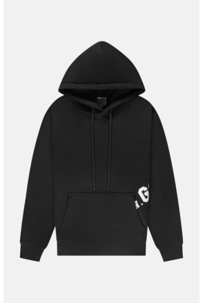 De schroef hoodie zwart Unisex
