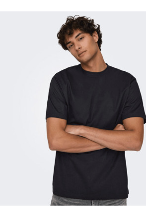 Relaxed Fit O-Hals Korte Mouwen (K/M) Heren
