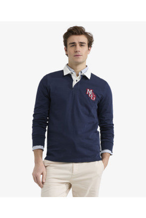 Solid rugby 100% Cotton Heren
