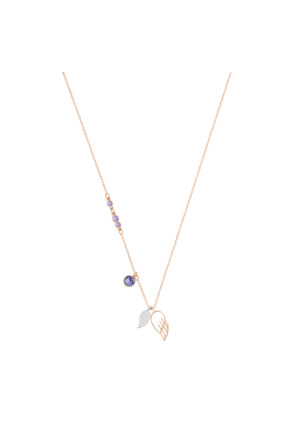 Symbolica Pendant OU Rose Gold shiny Tanzanite Crystal