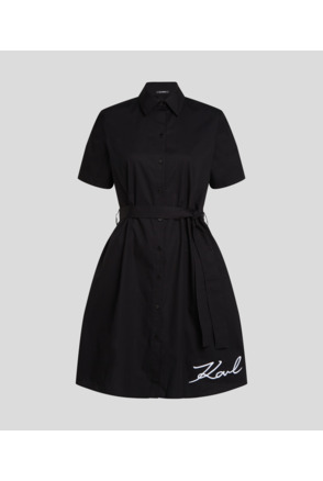 SIGNATURE EDGE POPLIN DRESS