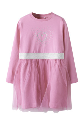 Normale pasvorm ronde hals lange mouwen (L/S) Meisjes