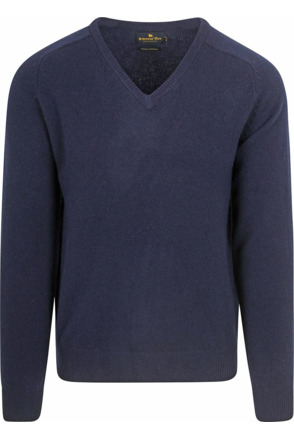 Steppin' Out Trui V-hals Lamswol Navy