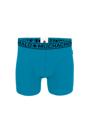 Mannen strakke zwembroek effenNeon Blauw