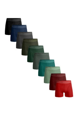 Heren 10-Pack Boxershorts Effen