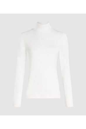 K LOGO MOCK NECK LS T-SHIRT