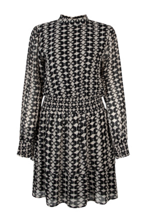 Aaiko Dames jurk zwart viscose