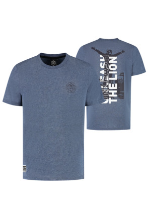 T-Shirt - Heather Blue - Unleash The Lion