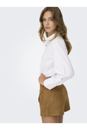 ONLMIST-STINA LIFE MW FAUX SUE SKORT PNT