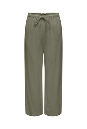 Straight Fit Straight fit basic broek met middelhoge taille