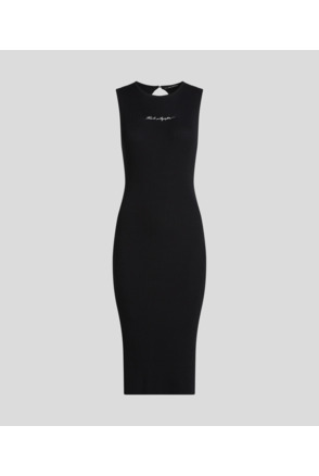 OPEN BACK KNIT DRESS