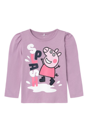 Normale pasvorm ronde hals lange mouwen (L/S) Meisjes