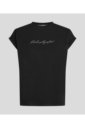 SIGNATURE RHINESTONE T-SHIRT