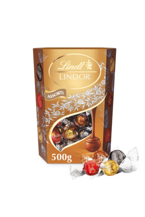 LINDOR Assorti chocolade bonbons 500g
