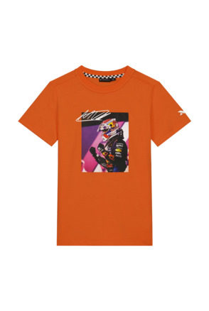 MV Kids - T-shirt Fotoprint - Oranje